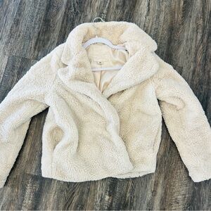 Cozy Cream Teddy Jacket for Women